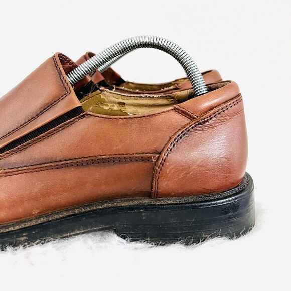 🎉Clearance🎉Dockers Brown Leather Pro Style All Motion Comfort Dress Shoes 9M - Picture 3 of 10